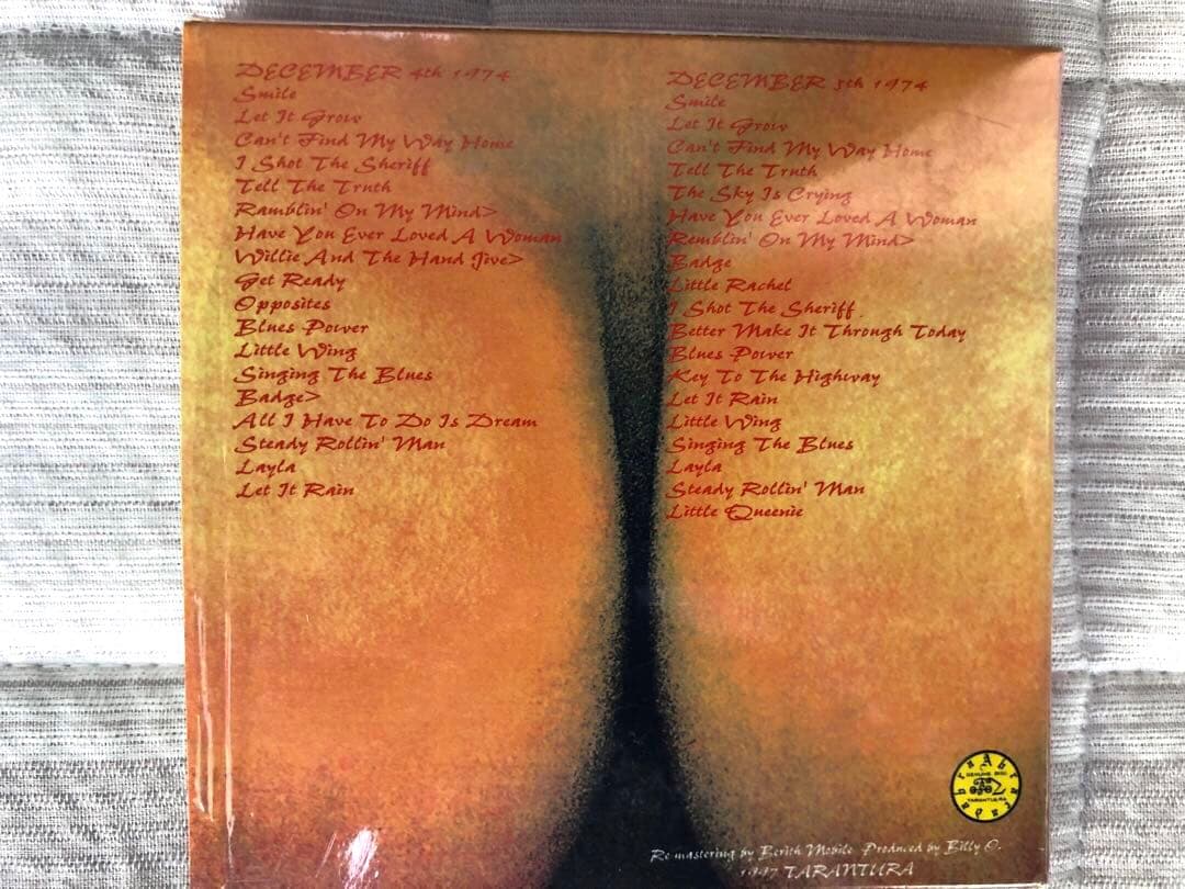 洋楽 ERIC CLAPTON LZ WAS WHERE