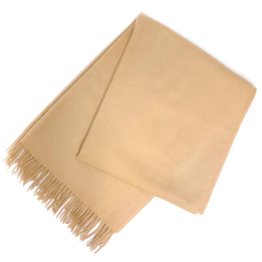 Joshua Ellis ジョシュアエリス カシミヤ　大判ストール　ベージュ