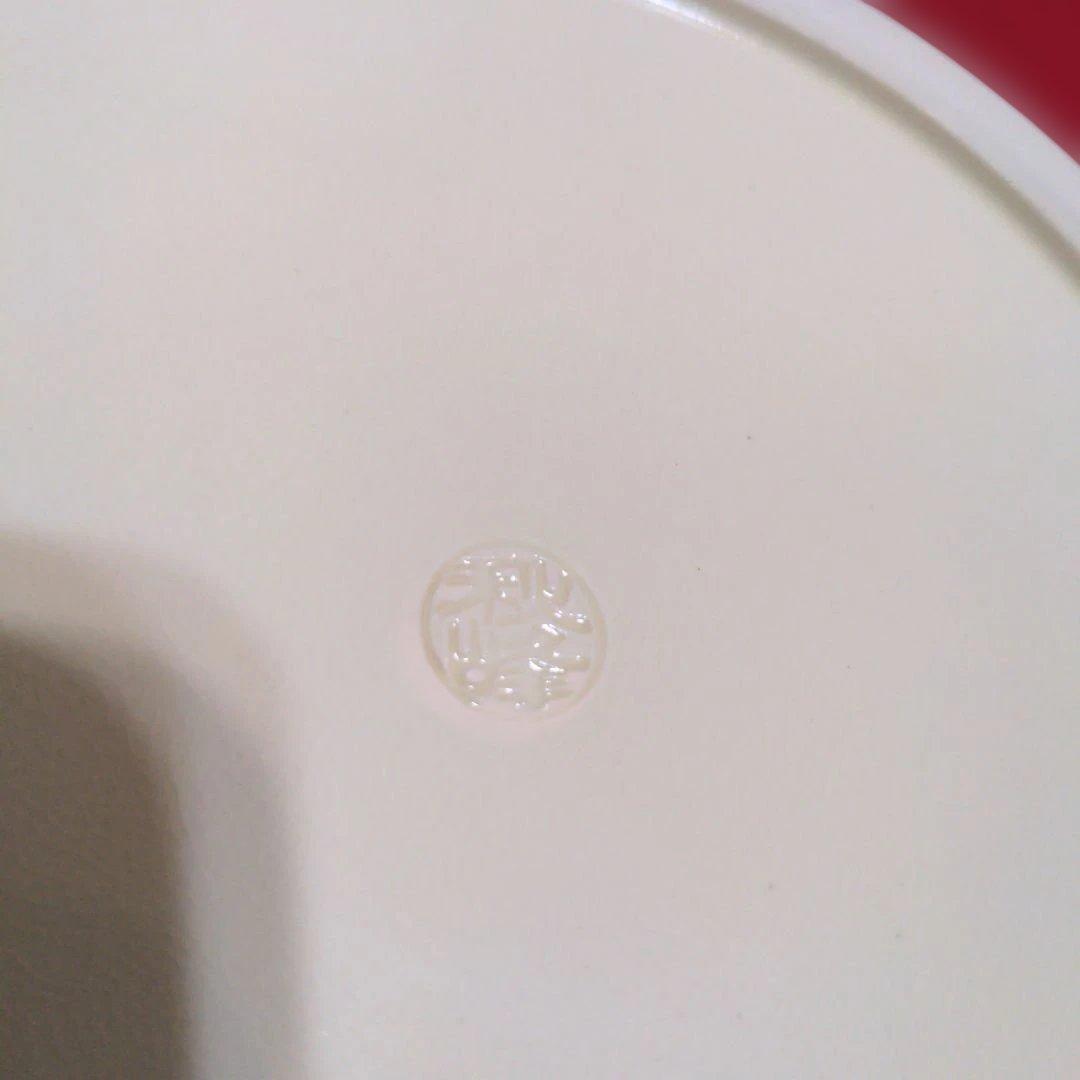 ま*ん様 京焼　清水焼　中村秋峰造　仁清扇絵草花絵　水指