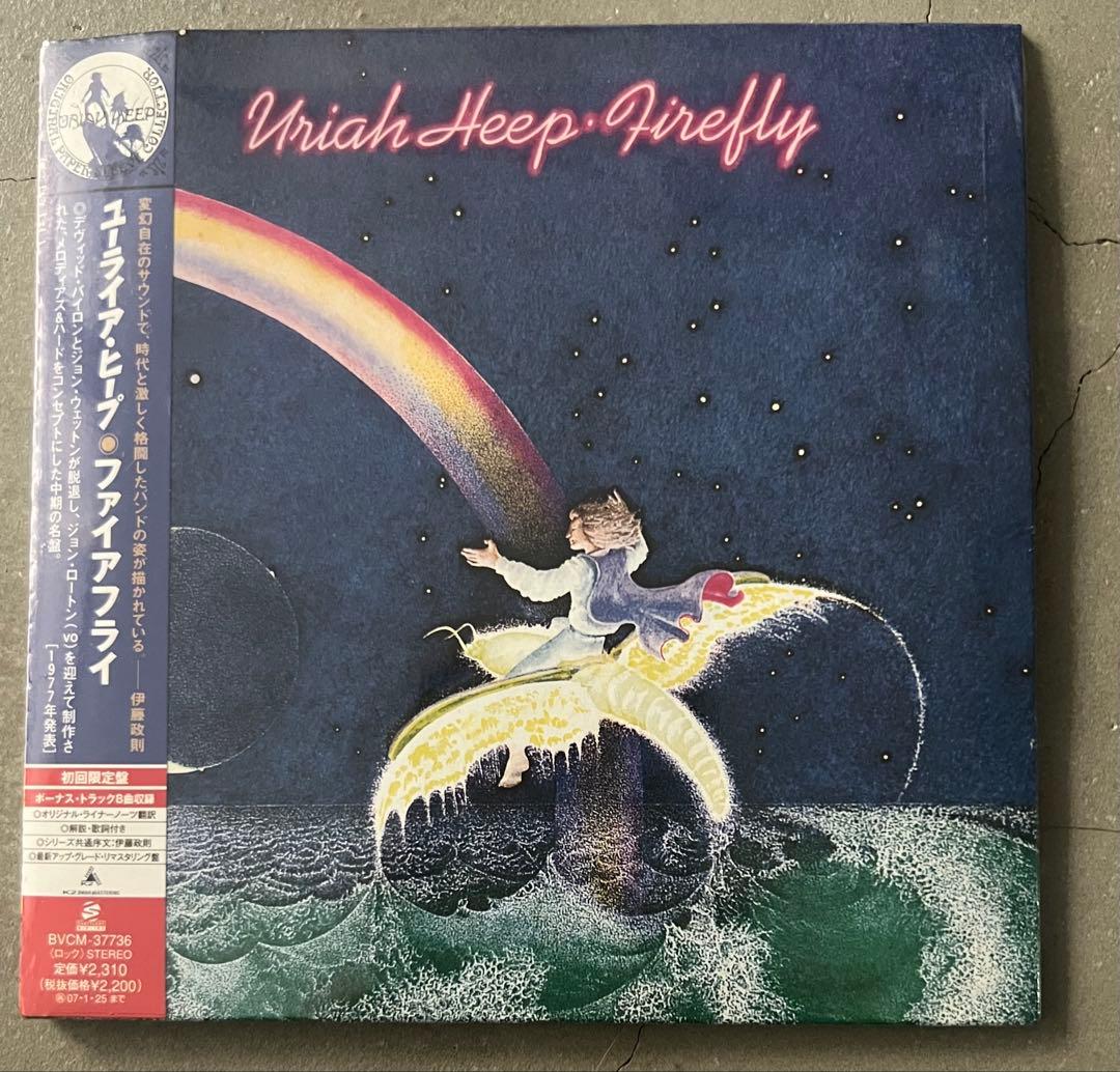 【未開封 PROMO】Uriah Heep Firefly 紙ジャケCD 帯付き