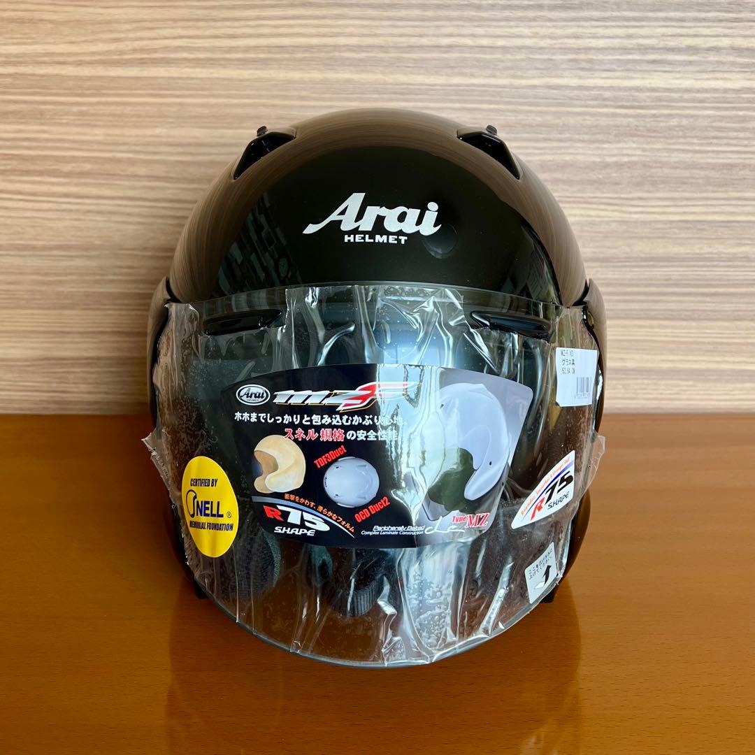 【新品未使用】 アライ MZ-F XO グラスブラック 63-64cm XXL