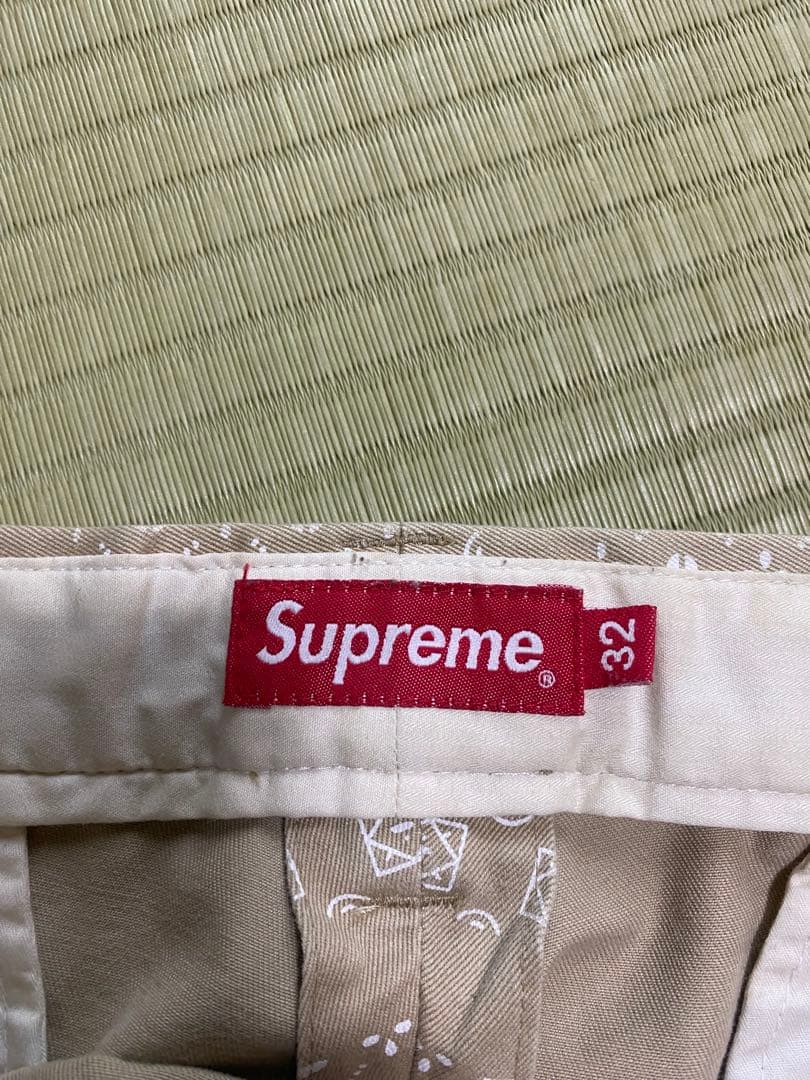 ぐ*ぅ様 Supreme バンダナ柄 チノパン 32
