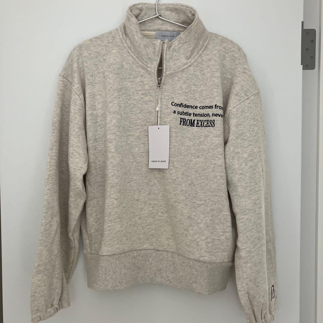 ADAM ET ROPE' FEMME ハーフジップススウェット　アダムエロペ