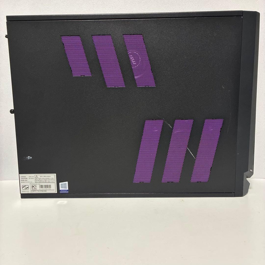 Windowsデスクトップ Mouse Computer i7 9700/512GB/16GB/1660S