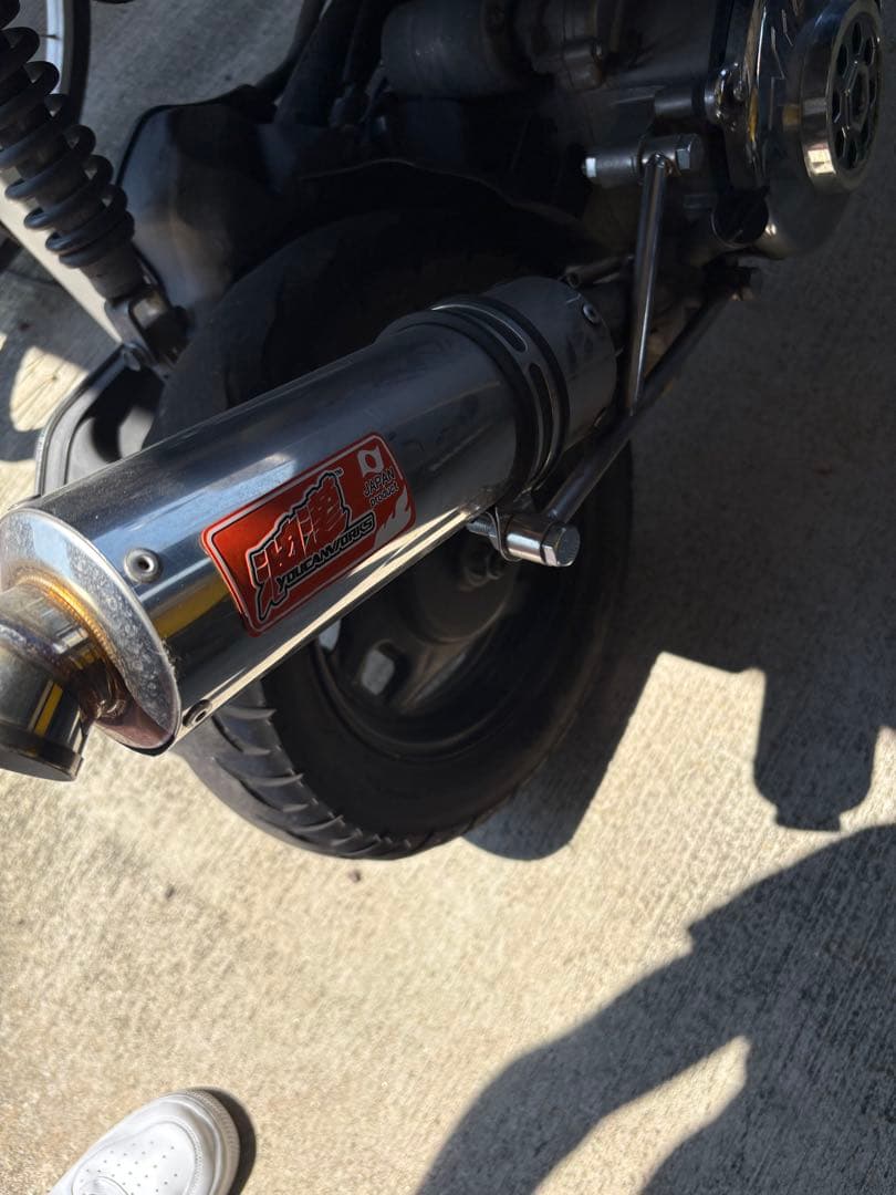 アドレスV125G油漢マフラー