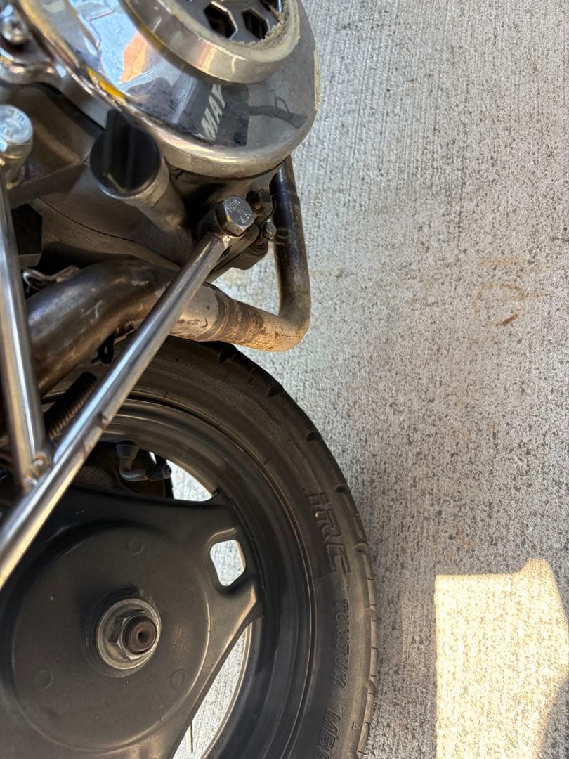 アドレスV125G油漢マフラー