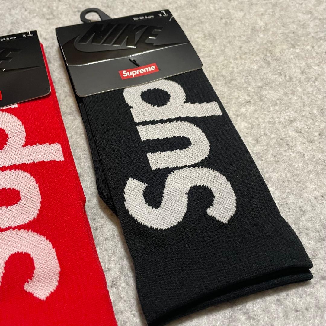 レッグウェア Supreme Nike Lightweight Crew Socks Red