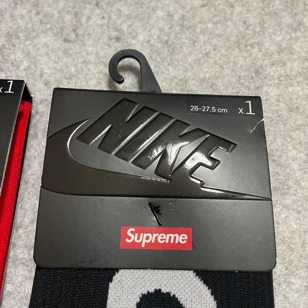 レッグウェア Supreme Nike Lightweight Crew Socks Red