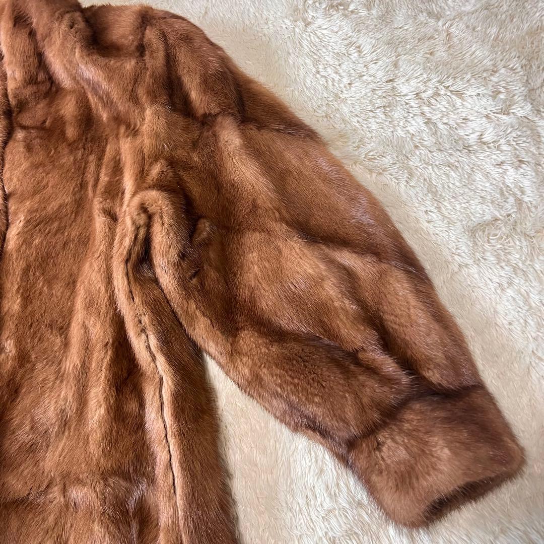 Belle Vison SAGA MINK ファーコート ミンク 毛皮 ブラウン