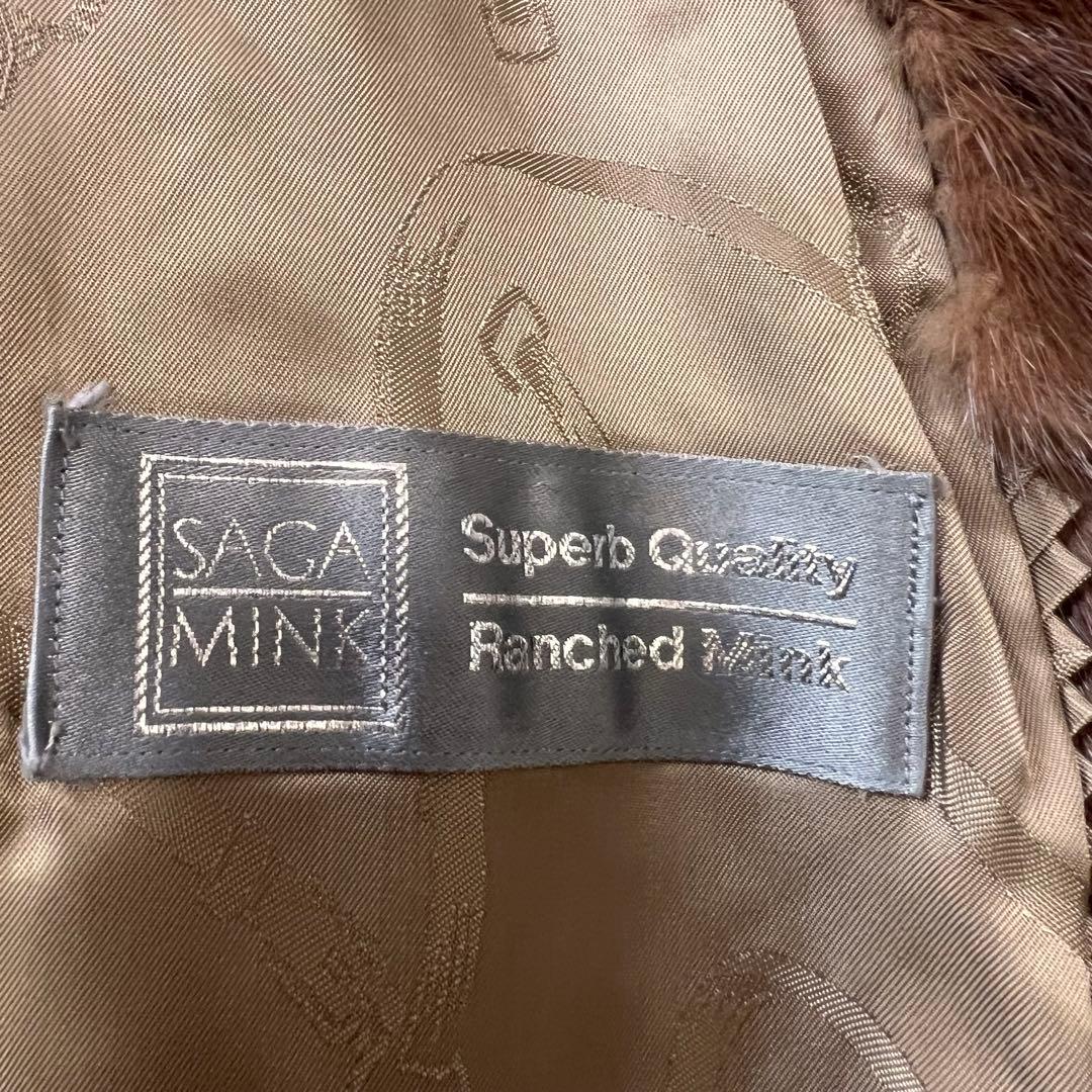 Belle Vison SAGA MINK ファーコート ミンク 毛皮 ブラウン