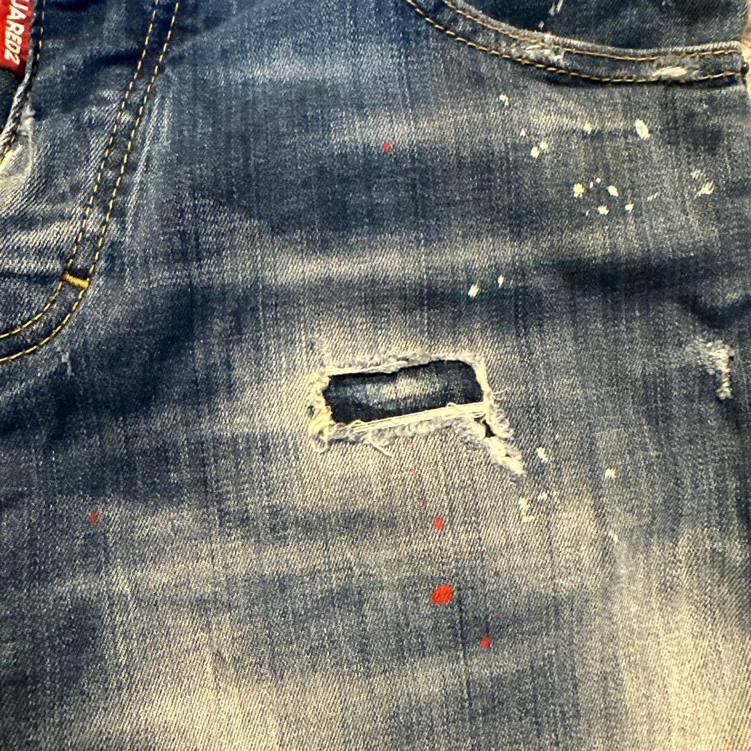 DSQUARED2 ダメージ加工ショートパンツ