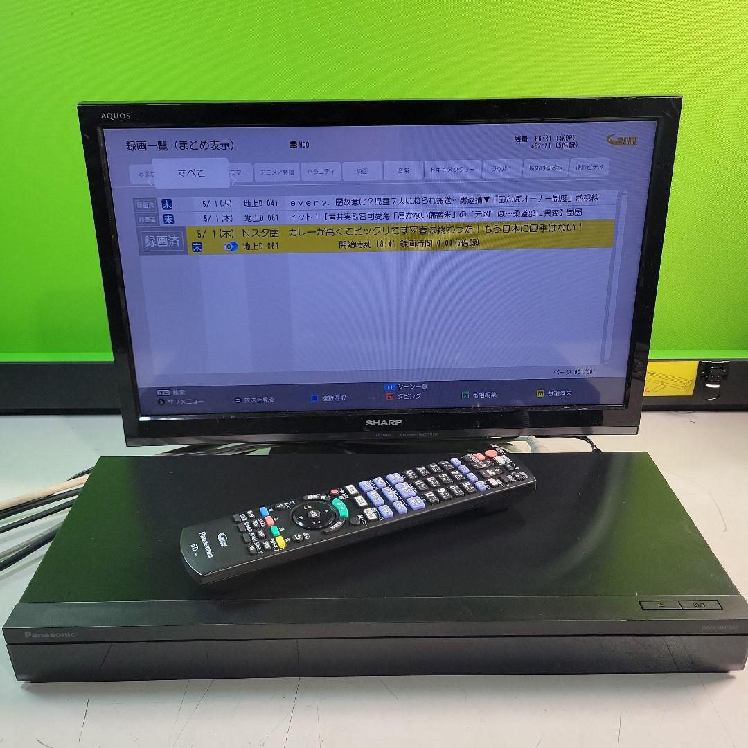 Panasonic DIGA 4KブルーレイレコーダーDMR-4W102