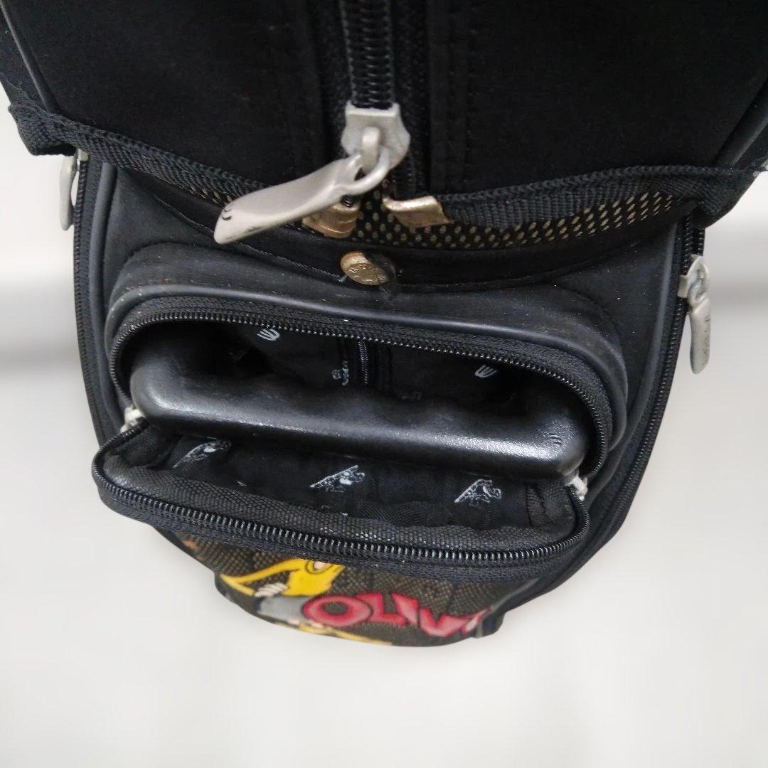 激安M・Uスポーツ オリーブキャラクターキャディーバッグ キャスター付き男女兼用