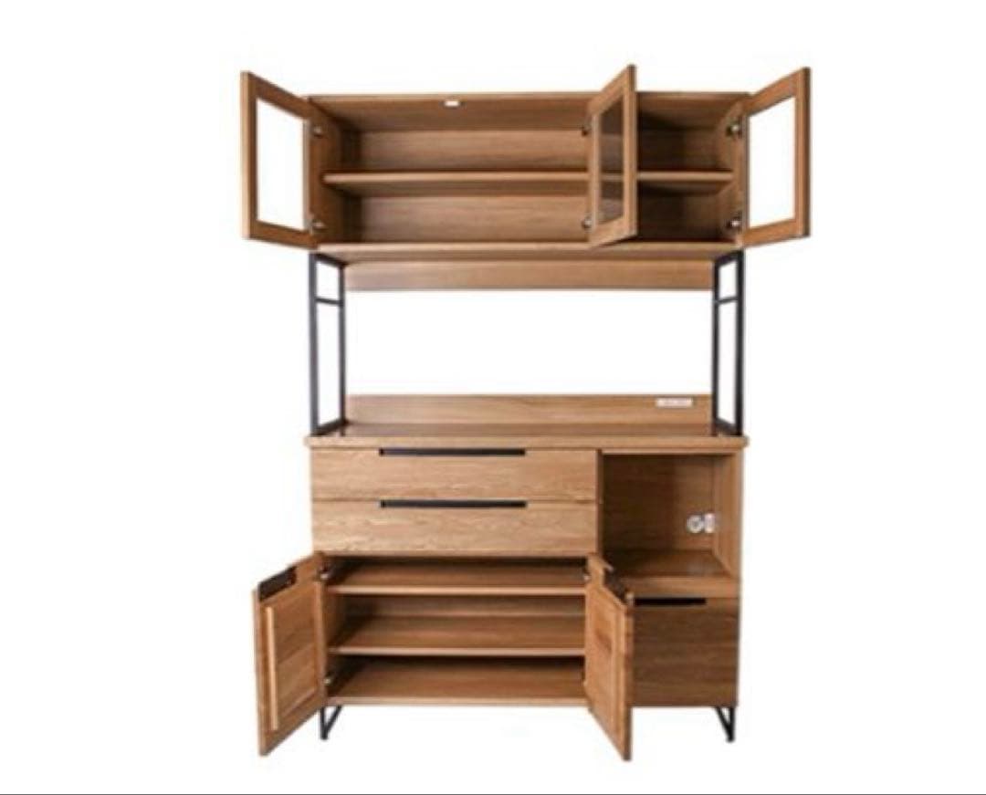 【美品】　スプレムキッチンボード 1200 アデペシュ　食器棚