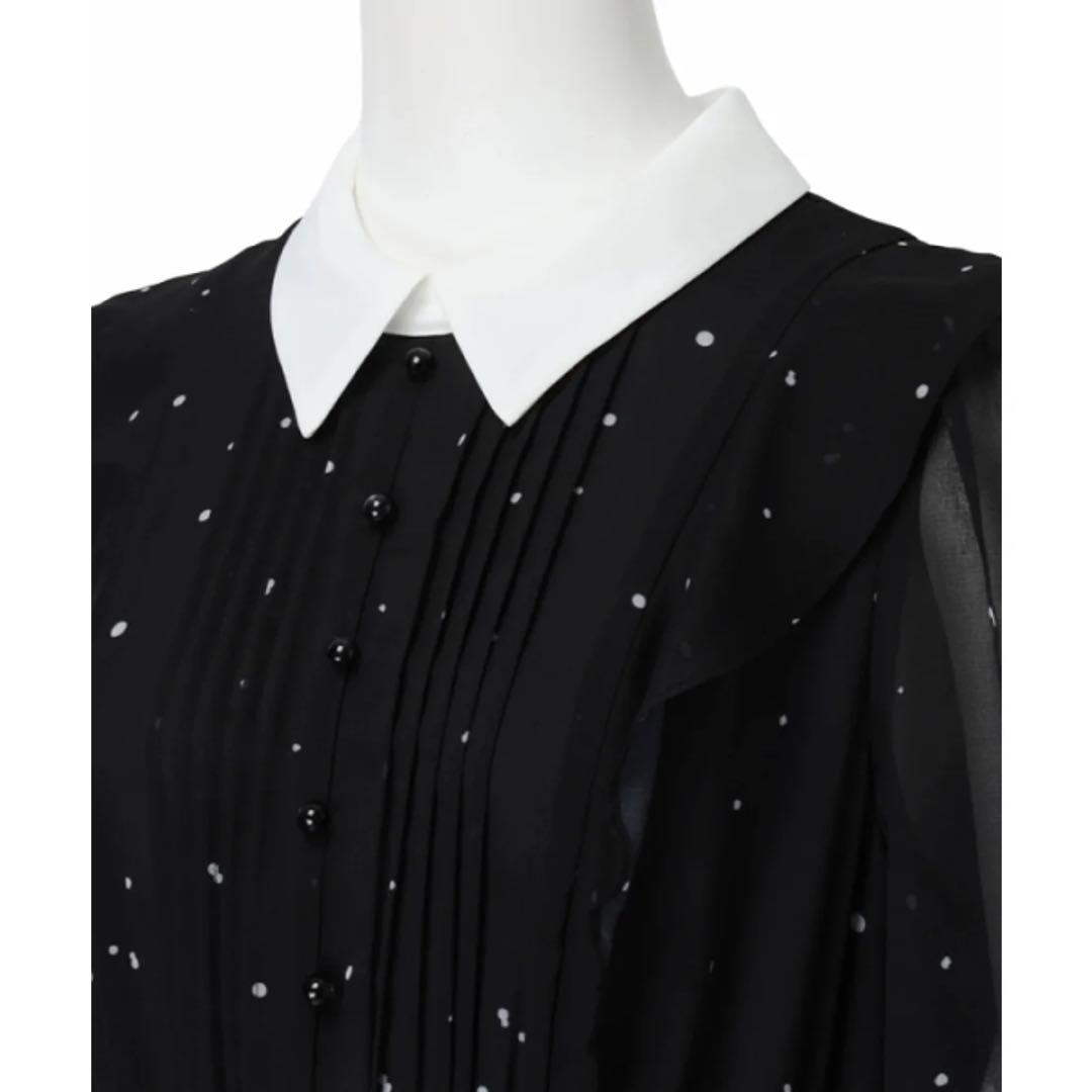 ジャスグリッティー スノードットプリントワンピース