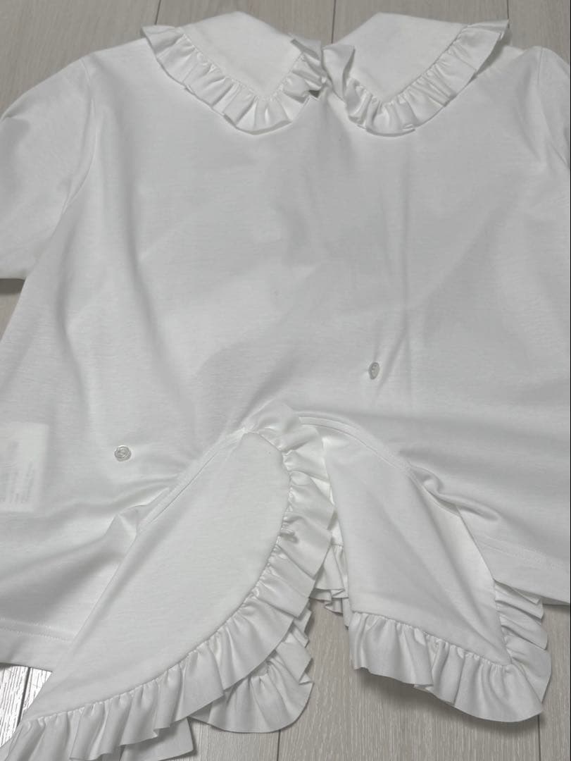 noir kei ninomiya ノワールケイニノミヤ　白　長袖tシャツ