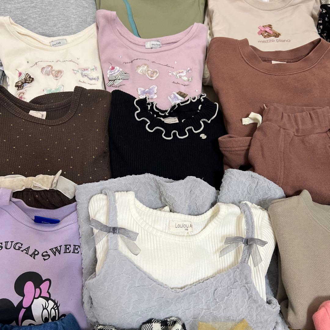 ひ*ぃ様 女の子　秋冬服　まとめ売り　100サイズ　48点