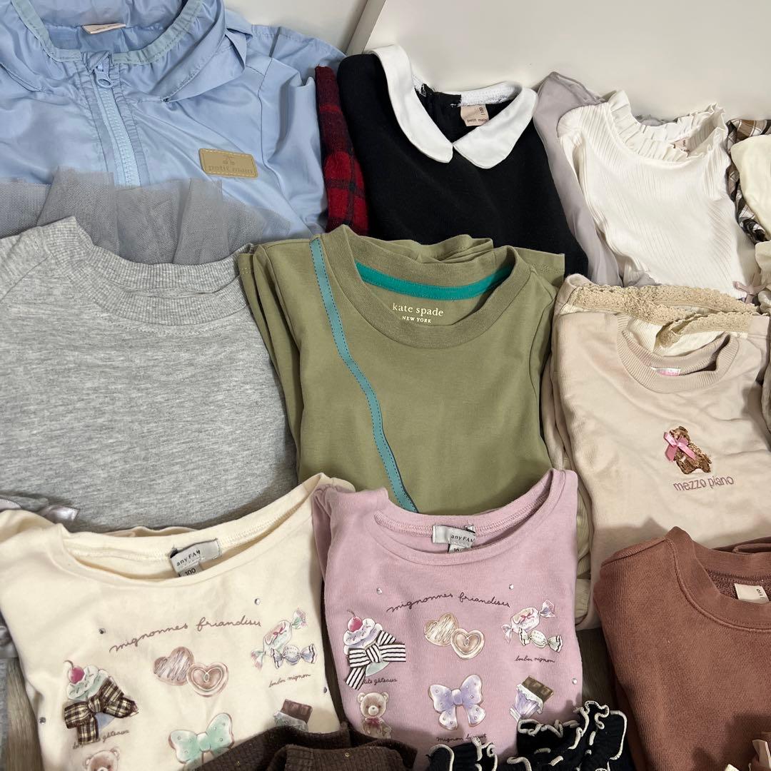 ひ*ぃ様 女の子　秋冬服　まとめ売り　100サイズ　48点