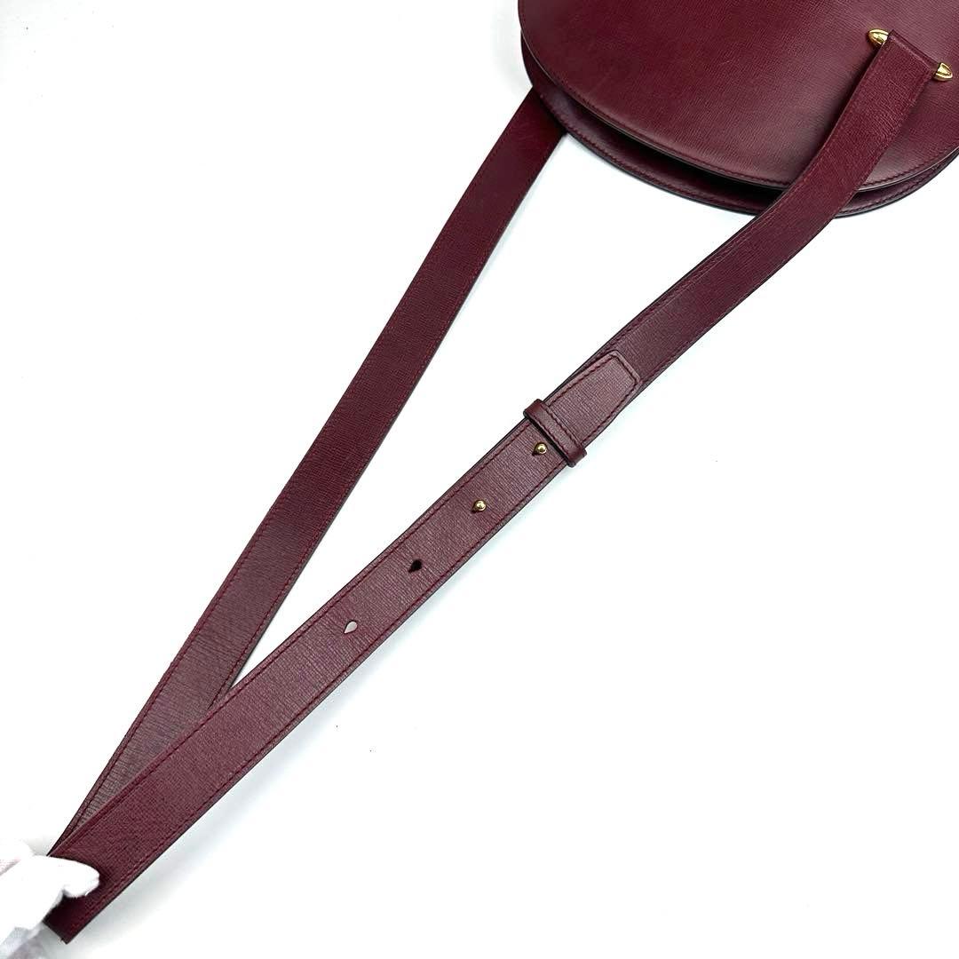 なみちゃん カルティエ ショルダーバッグ マストライン ゴールド金具