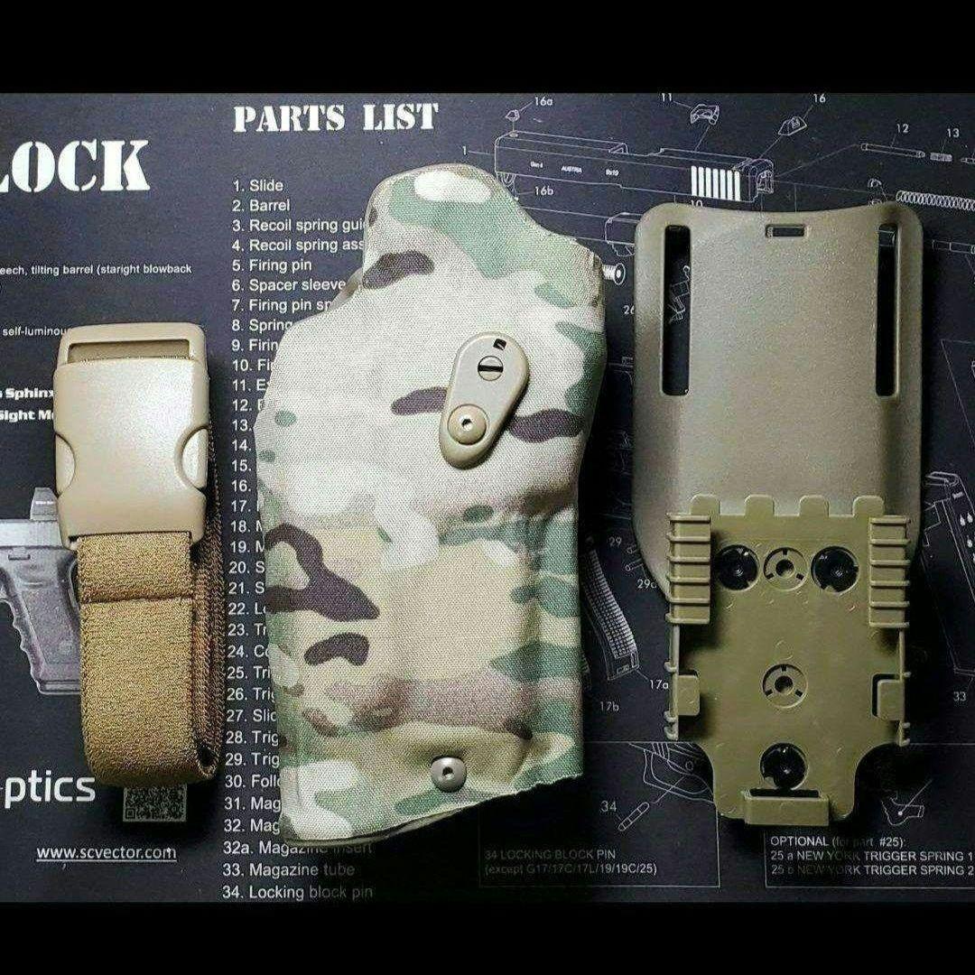 サファリランド　レプリカ　ホルスター　マルチカム　右用　P320