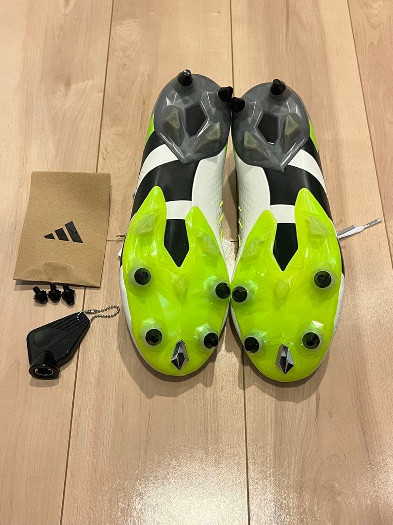 adidas Predator 26.0cm SG ホワイト/グリーン