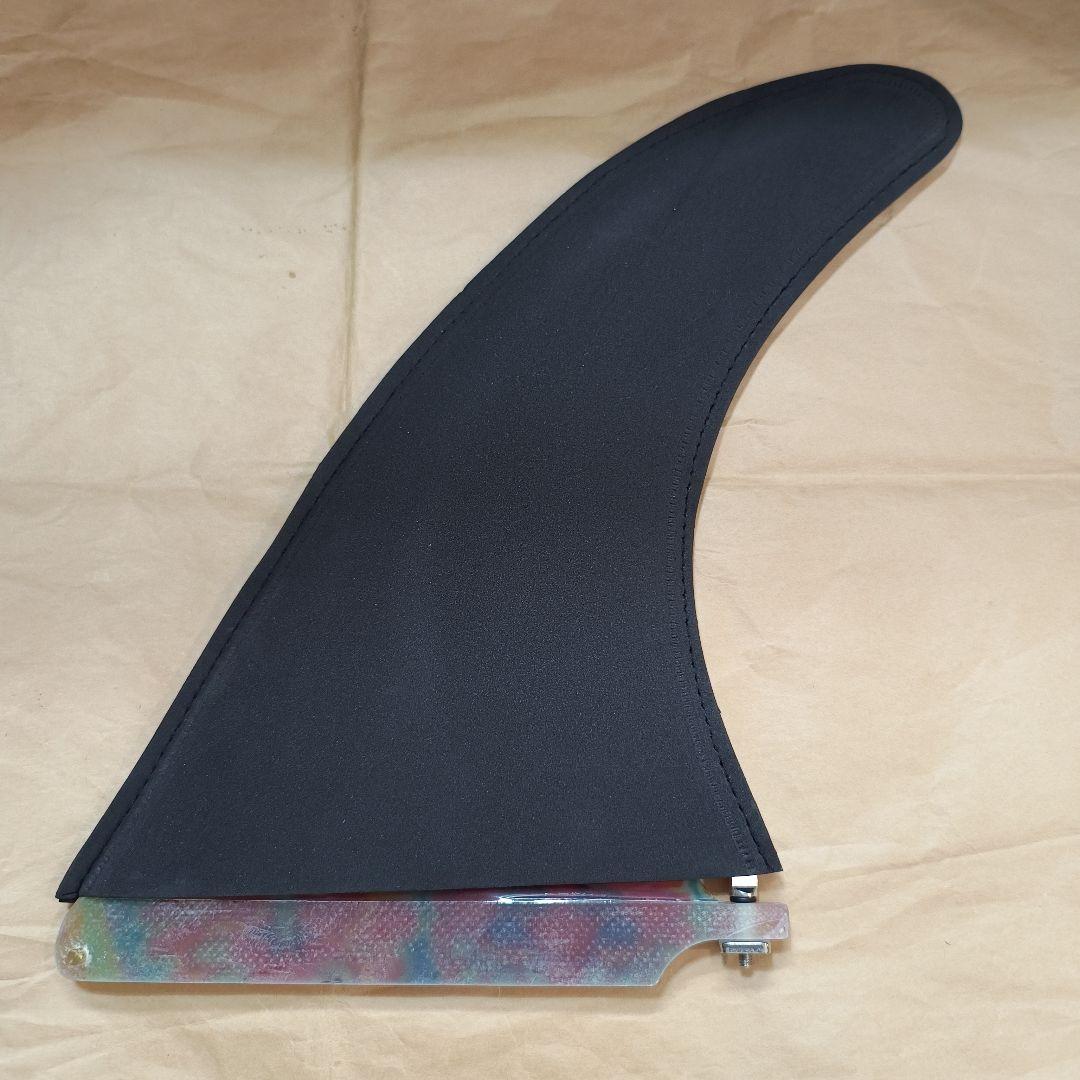 アートグラス　10インチ センターフィン　ロングボード　シングルフィン