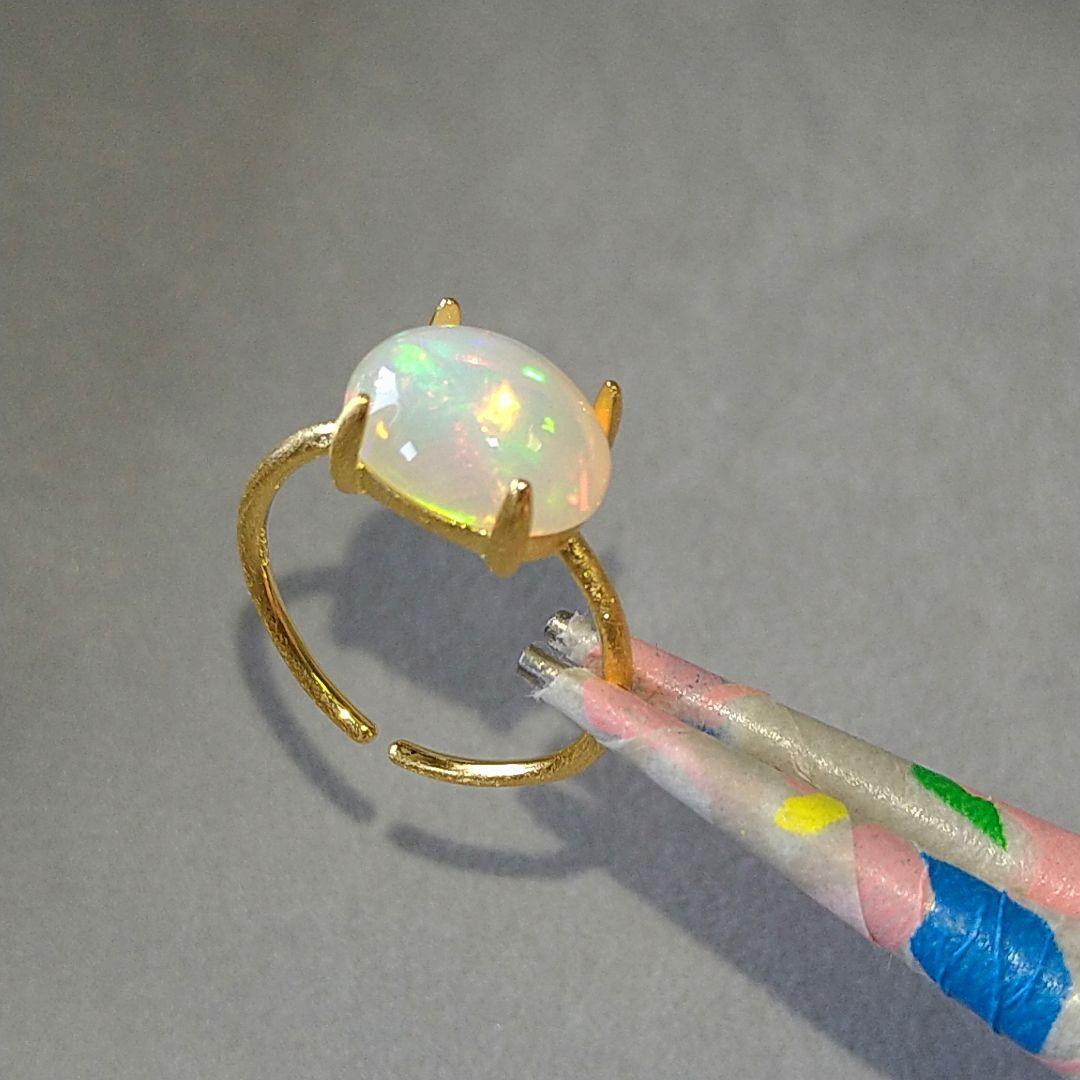 *カイラニページ*エチオピア産　　　オパール•リング