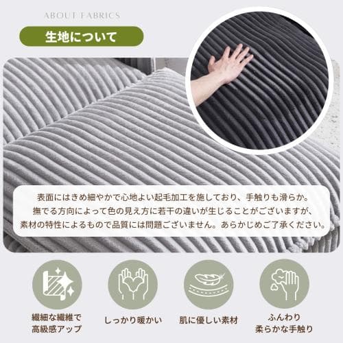 ソファー ソファーカウチ 2P 二人掛けソファ 収納付き オードマン付き ふわふ