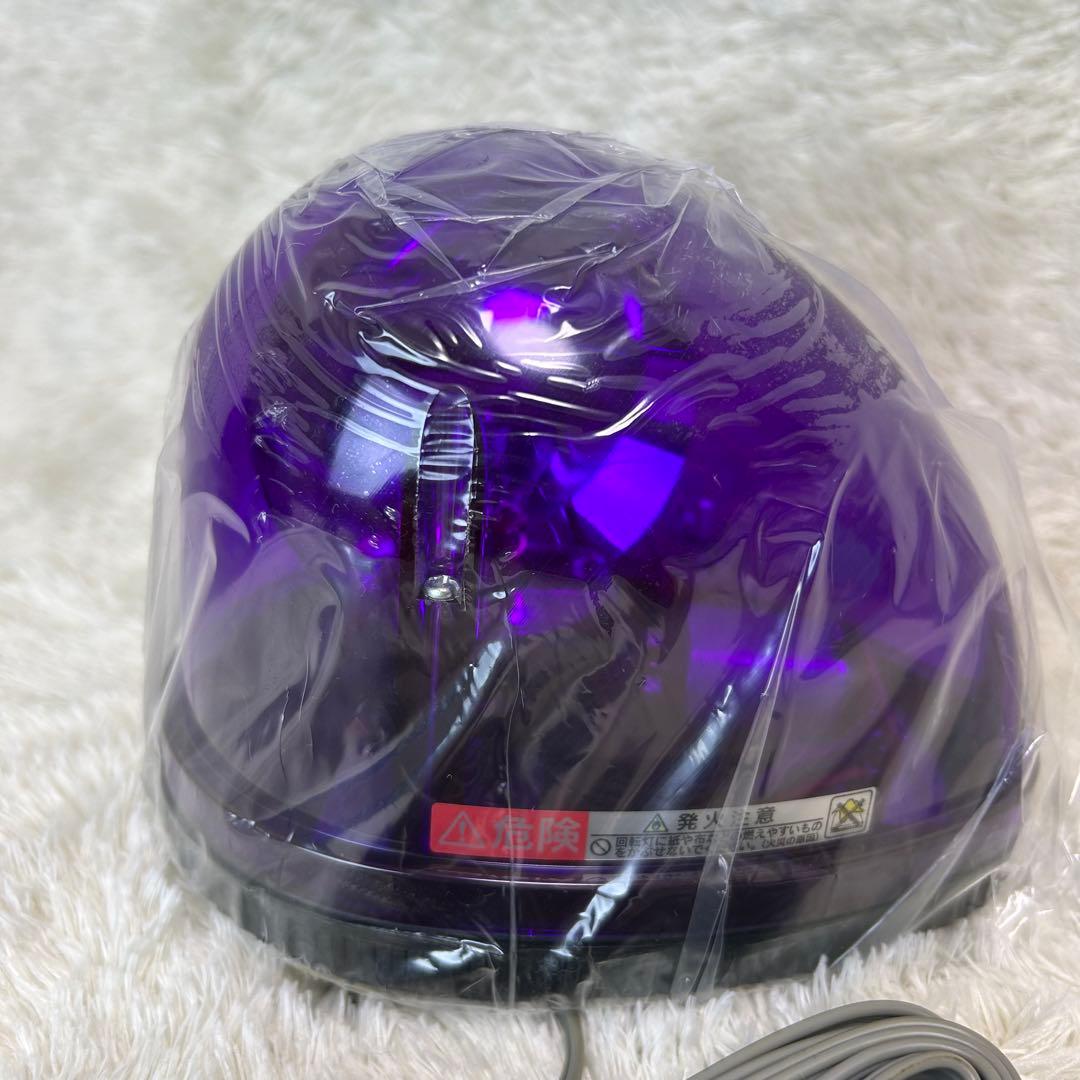 【未使用品】 パトライト　回転灯　KW-12　紫色　パープル　DC12V