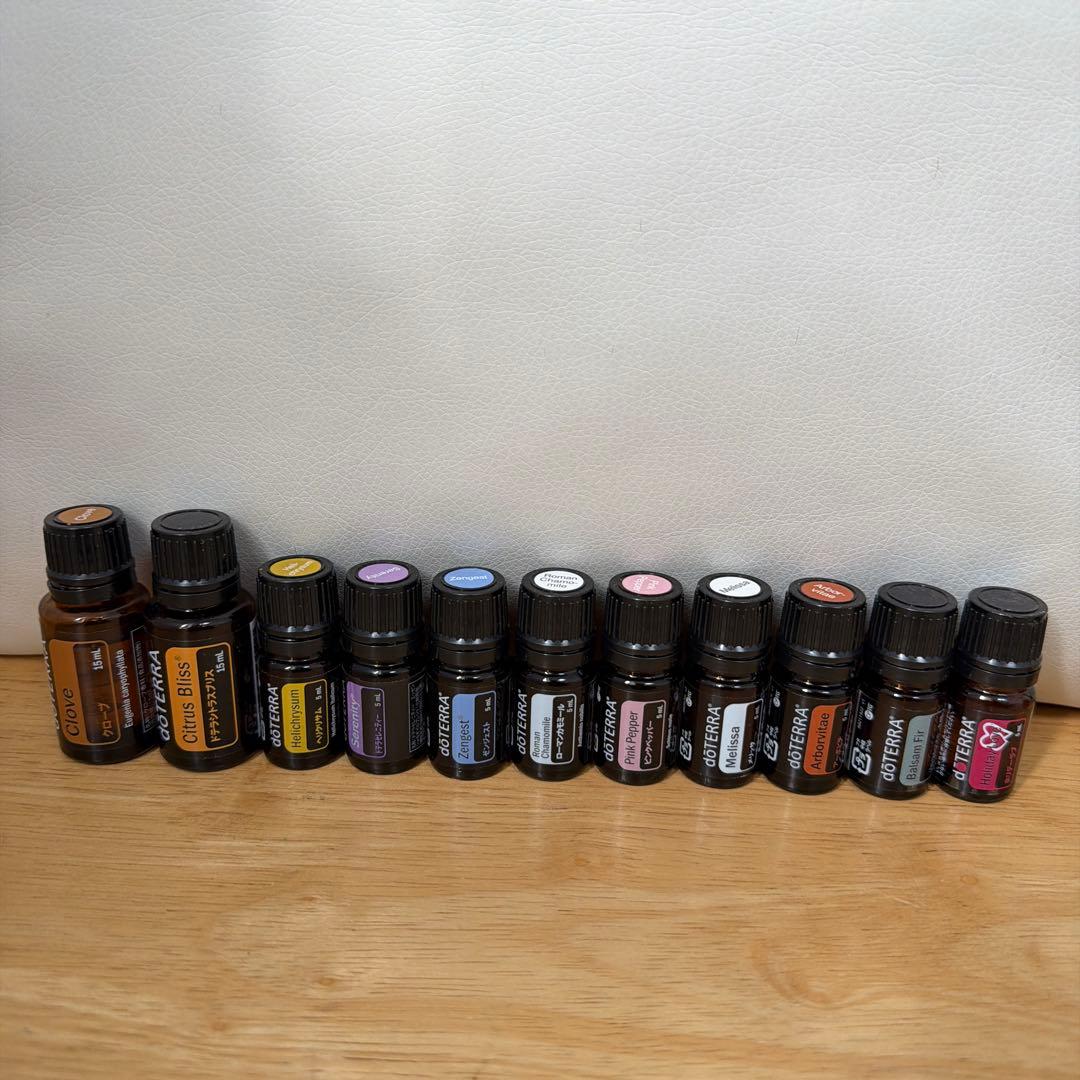 ドテラ エッセンシャルオイルセット 21本 木製ボックス付き