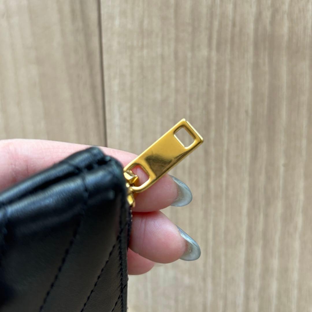 【SAINT LAURENT】モノグラム・サンローラン キーポーチ ブラック