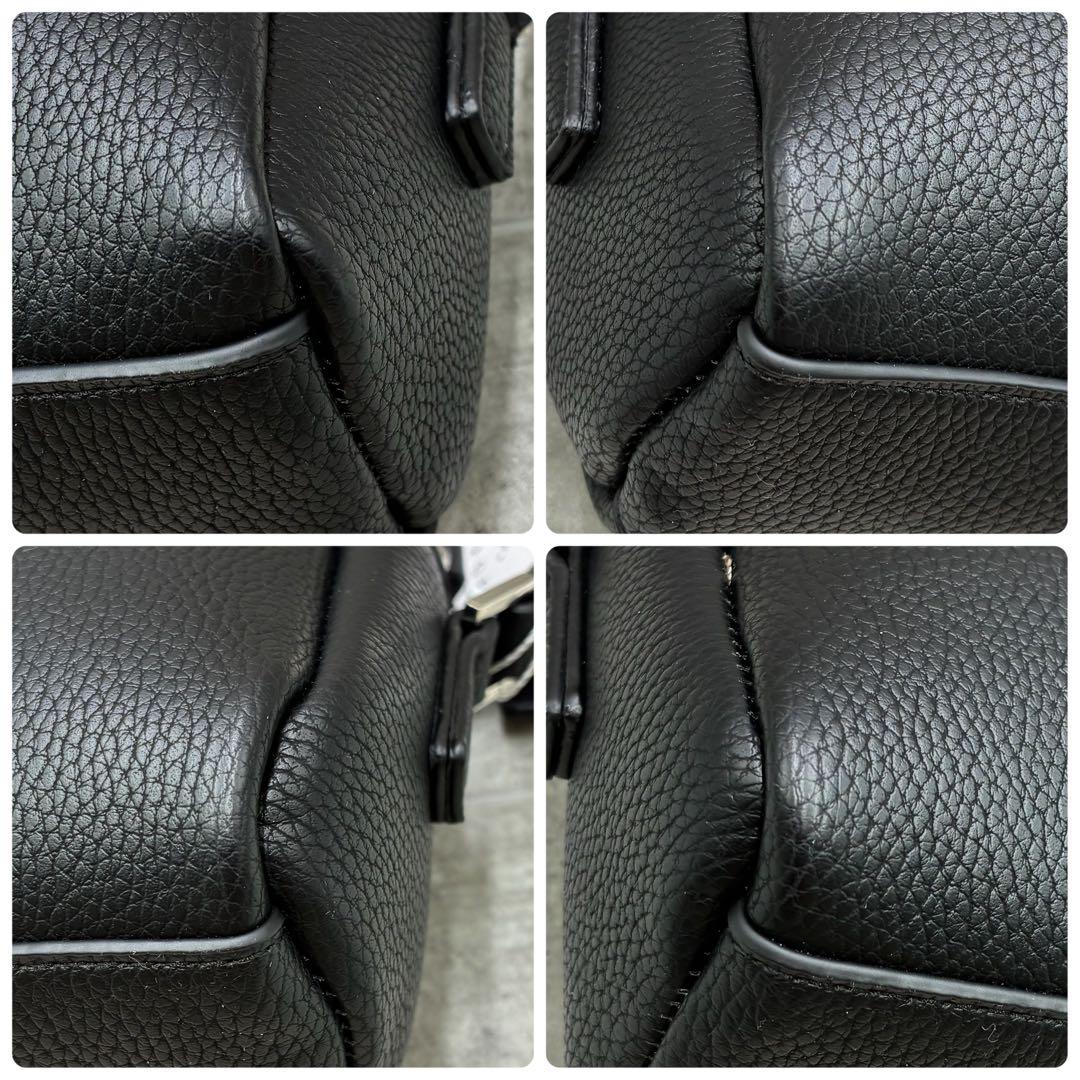 ✨タグ付き✨未使用✨アニエスベー　ショルダーバッグ　エンボスロゴ　ブラック