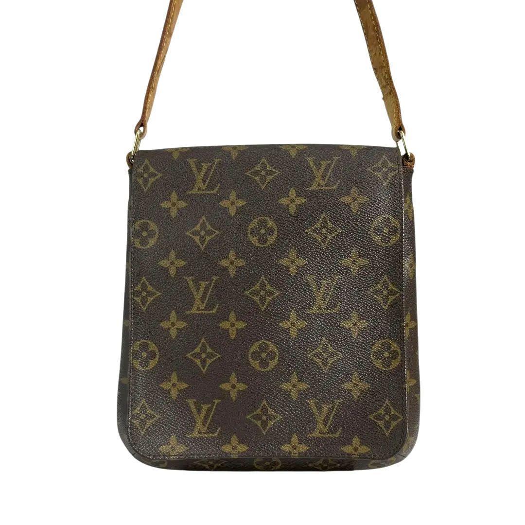 正規品　ルイヴィトン　ミュゼットサルサ　モノグラム　ショルダーバッグ　ブラウン