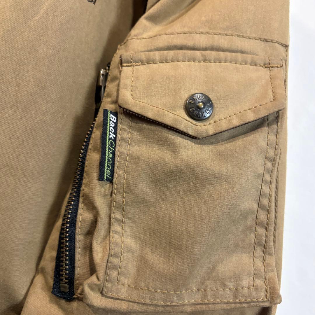 Back Channel×British Millerain MA-1ジャケット