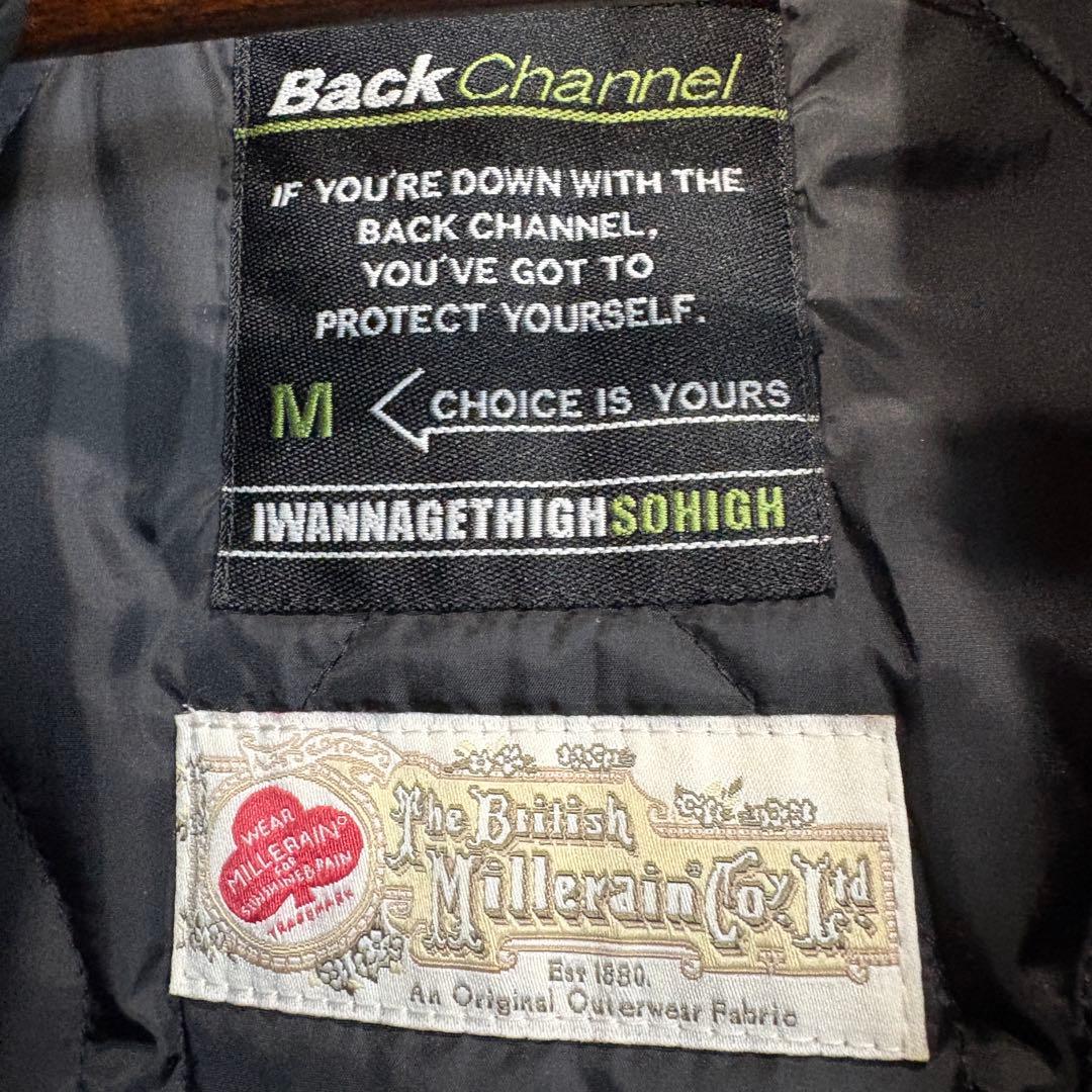 Back Channel×British Millerain MA-1ジャケット
