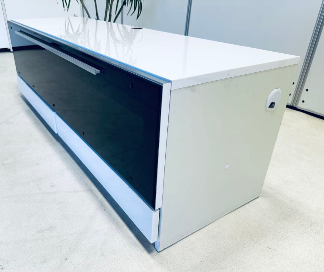 Pamouna テレビボード 140cm幅　パールホワイト