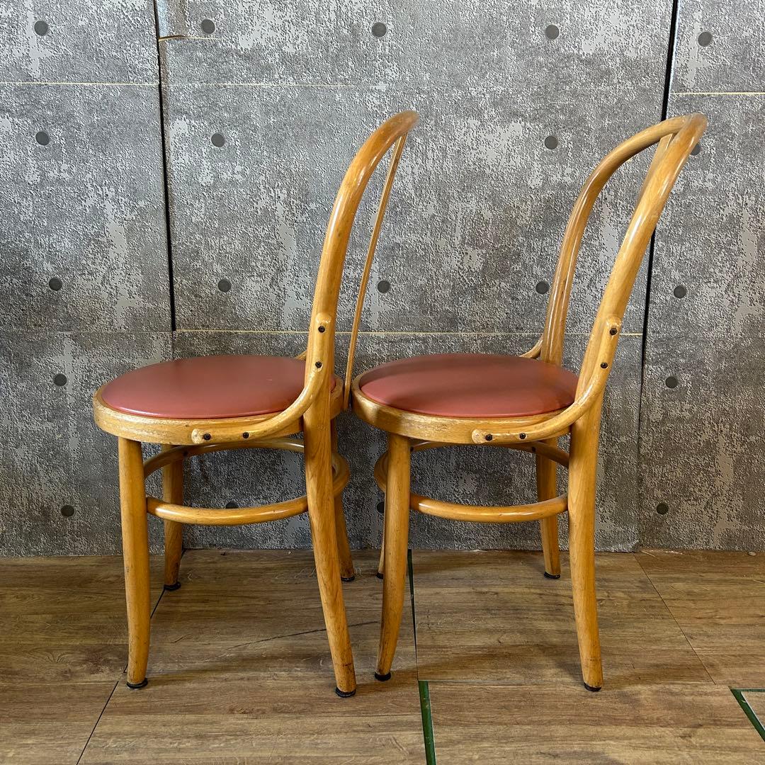 ꧁秋田木工 アキモク AKIMOKU꧂ベントウッドチェア5脚 ダイニングチェア