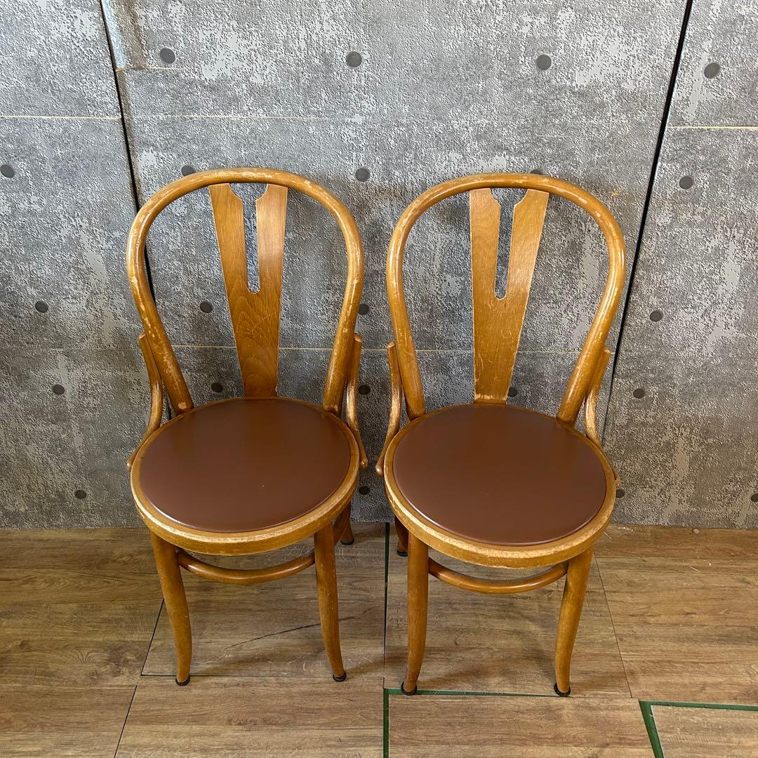 ꧁秋田木工 アキモク AKIMOKU꧂ベントウッドチェア5脚 ダイニングチェア