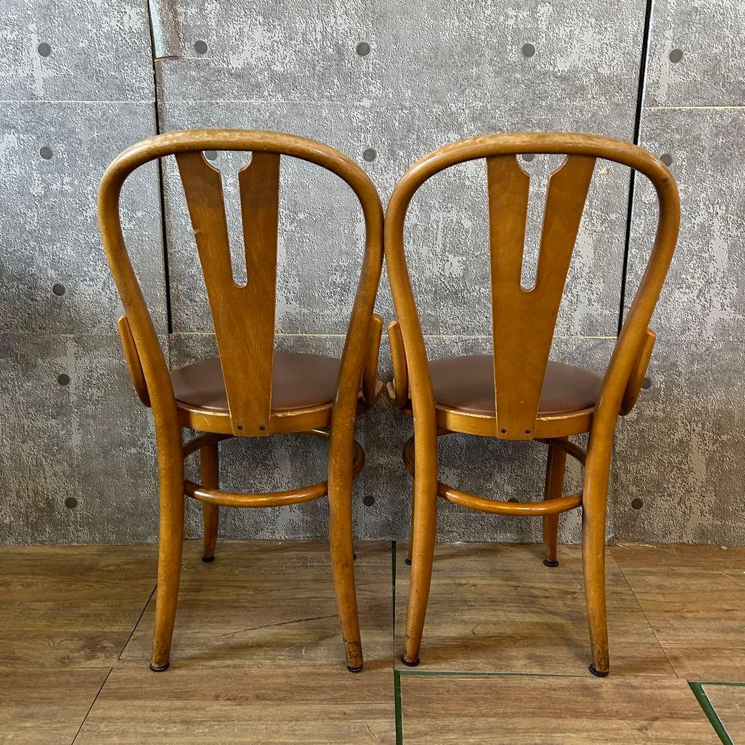 ꧁秋田木工 アキモク AKIMOKU꧂ベントウッドチェア5脚 ダイニングチェア