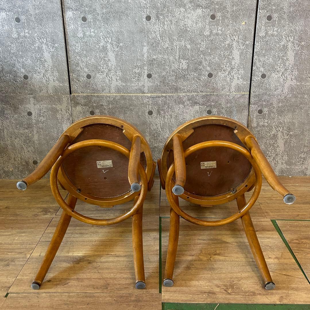 ꧁秋田木工 アキモク AKIMOKU꧂ベントウッドチェア5脚 ダイニングチェア