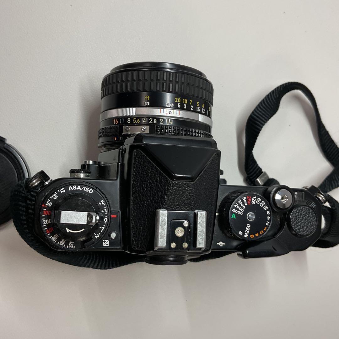 P1753 Nikon FE2 一眼レフカメラ Nikkor 50mmレンズ付き