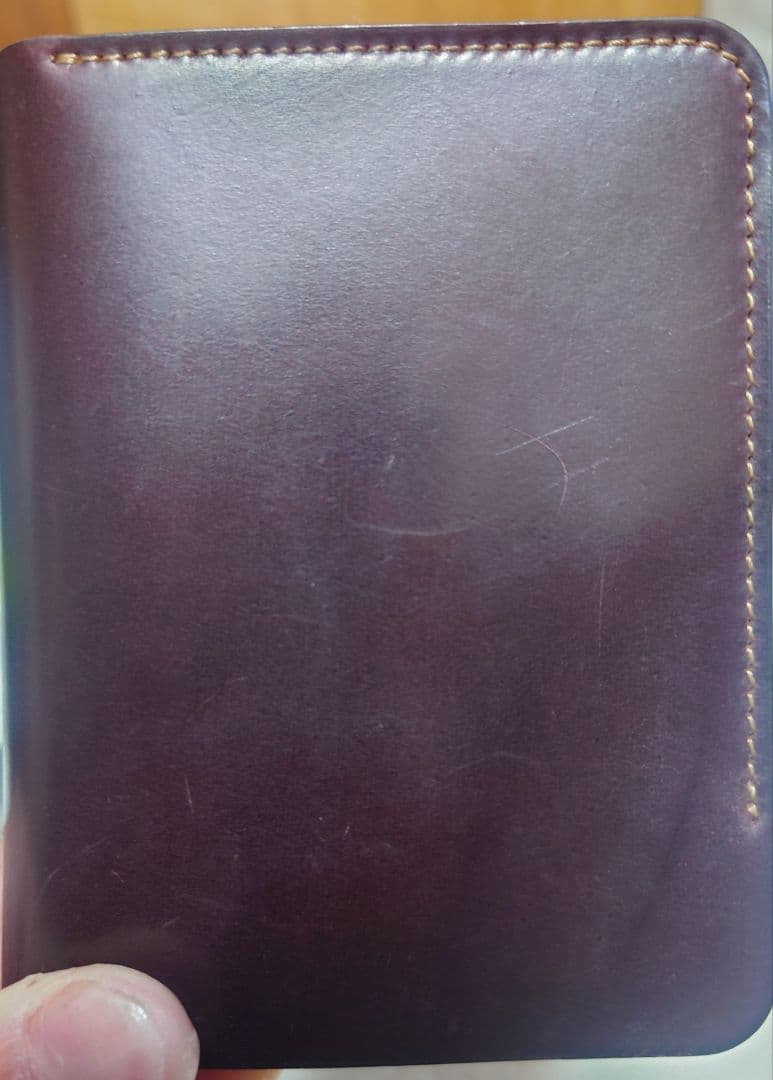 forme コードバン post wallet バーガンディ ポストウォレット