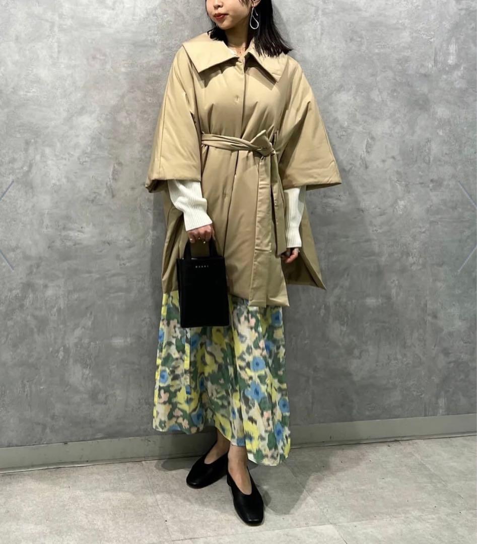 新品タグ付き✨ Ballsey パデットツイル ベルテッドポンチョ