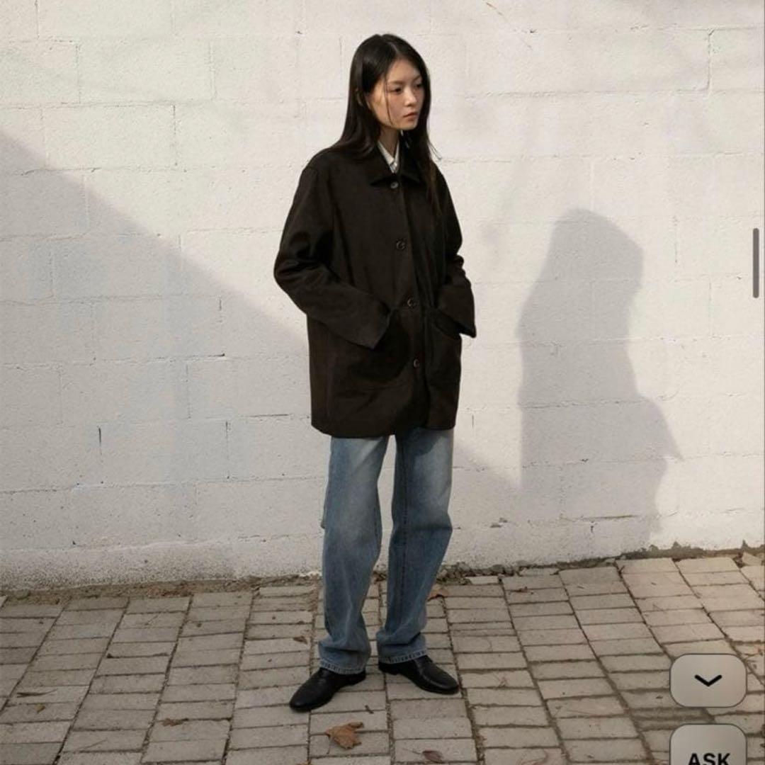 ジャケット・アウター OHOTORO HenrySuedeJacket deepbrown