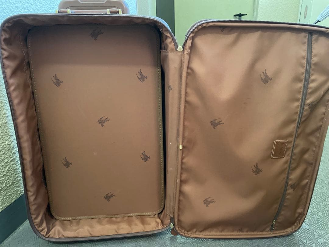 Burberry チェック柄 キャリーケース 中型　アンティーク