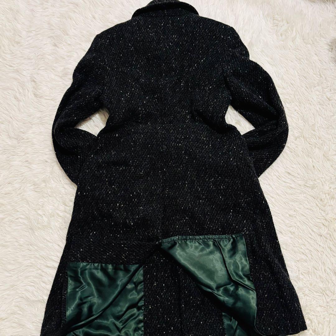 極美品✨マックスマーラウィークエンド　ロングコート40 チャコールグレー