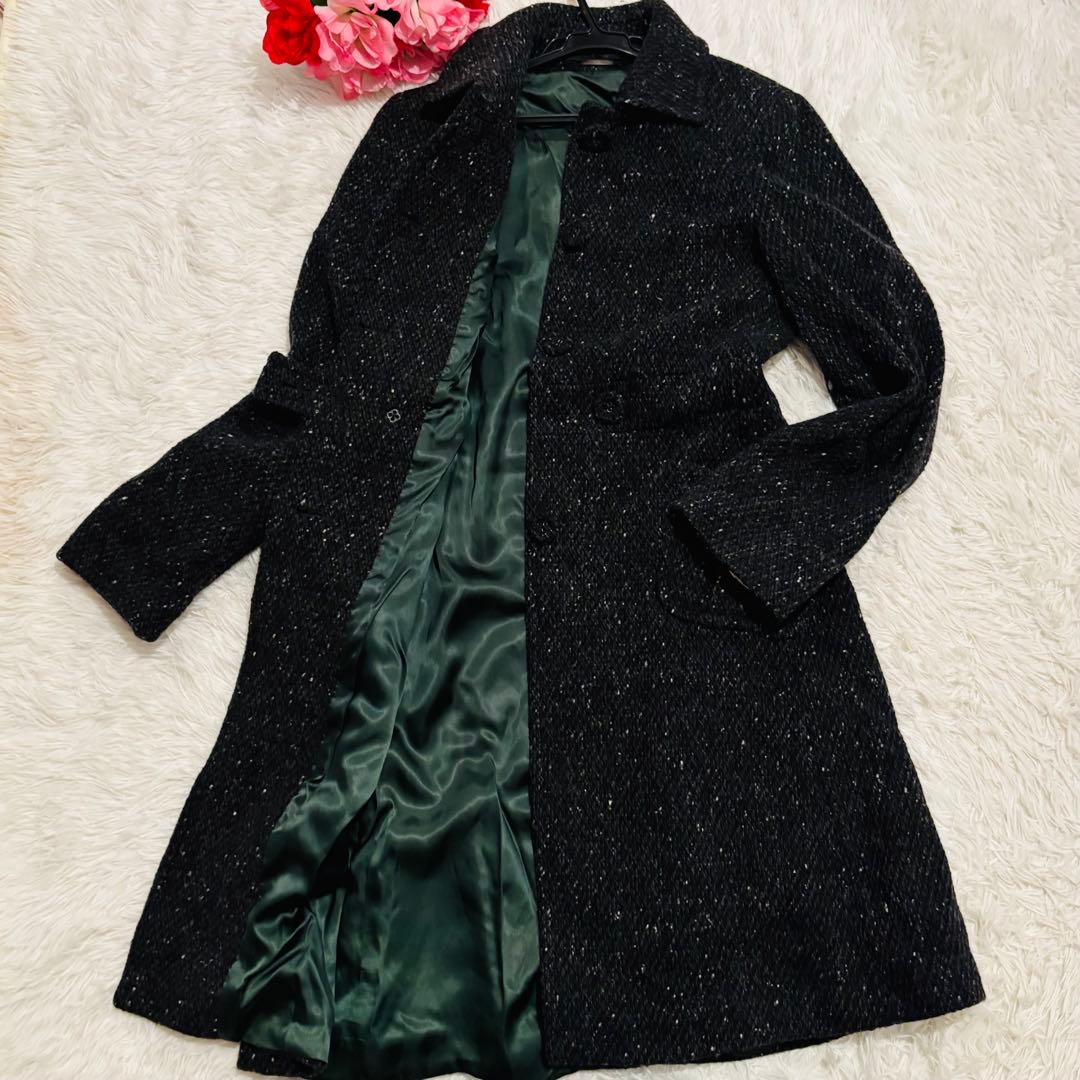 極美品✨マックスマーラウィークエンド　ロングコート40 チャコールグレー