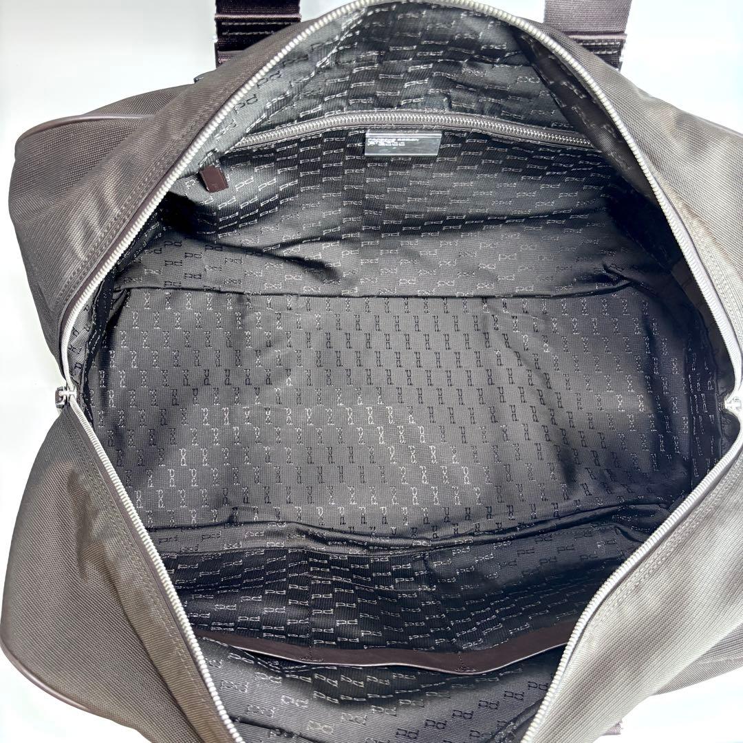 【極美品】 ポルシェデザイン ボストンバッグ ナイロン レザー