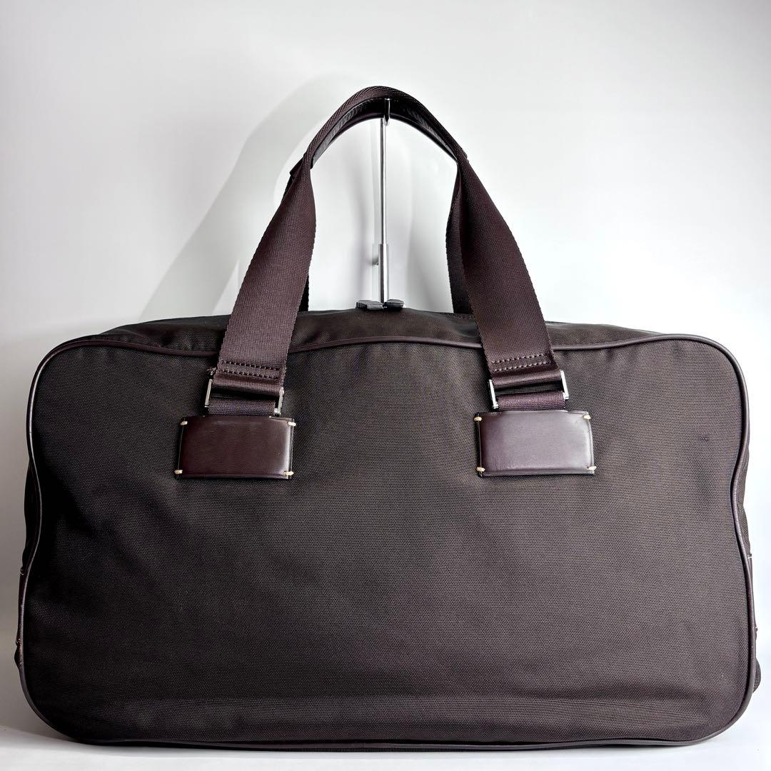 【極美品】 ポルシェデザイン ボストンバッグ ナイロン レザー