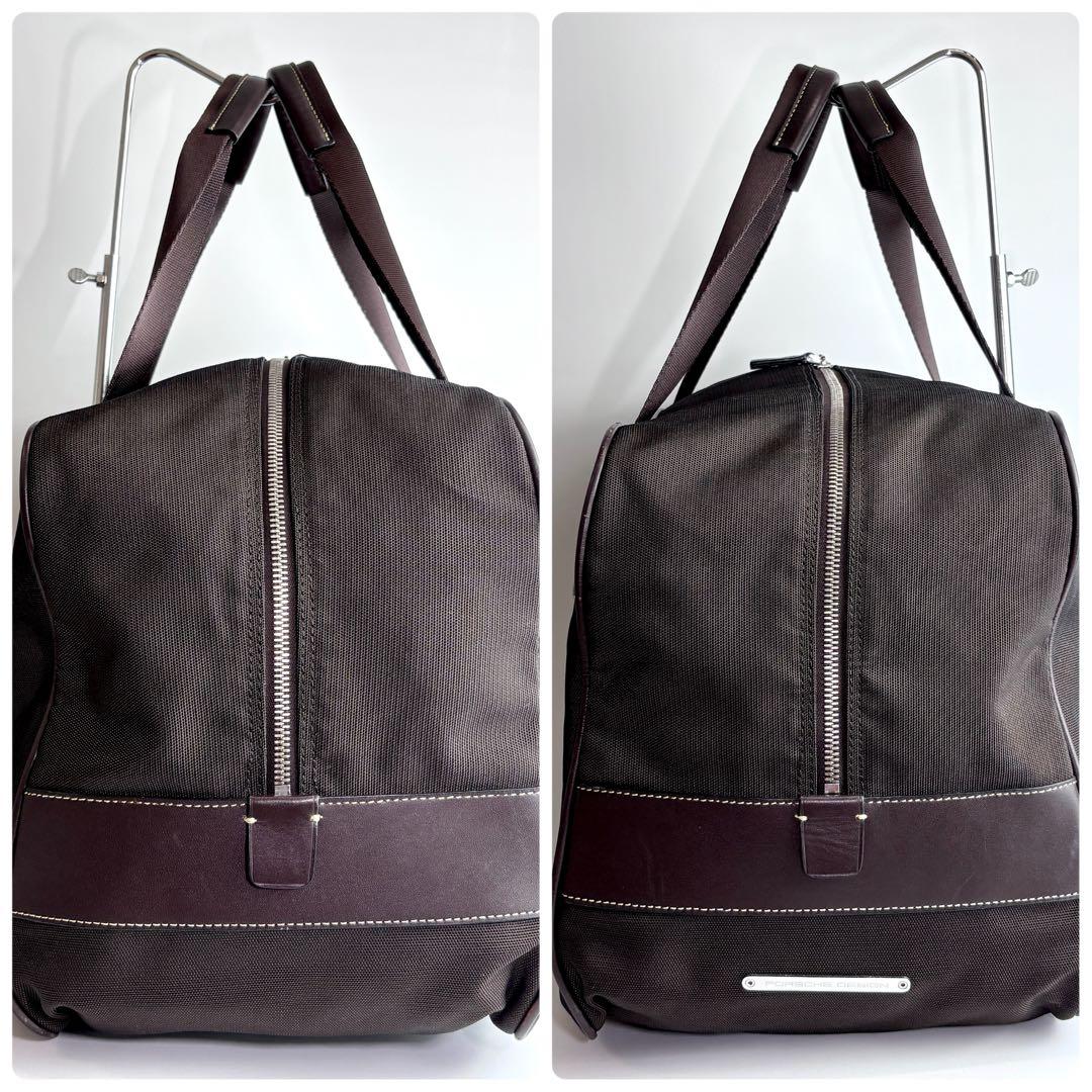 【極美品】 ポルシェデザイン ボストンバッグ ナイロン レザー